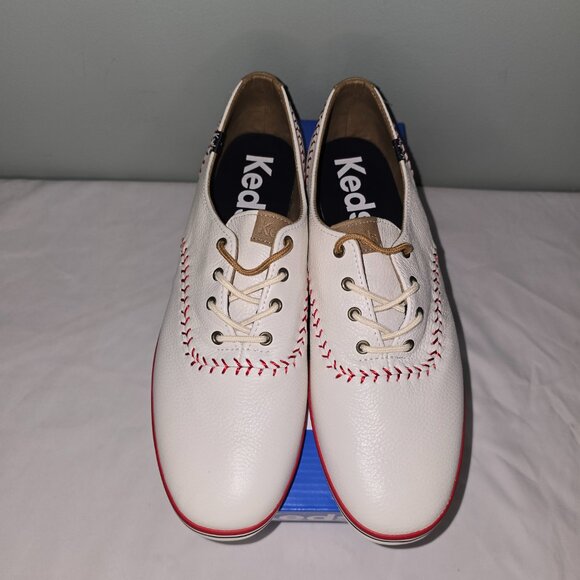 Keds Champion Pennant Leather Lace Up Sneaker, Women's Size 12 M, New in Box - Picture 3 of 8